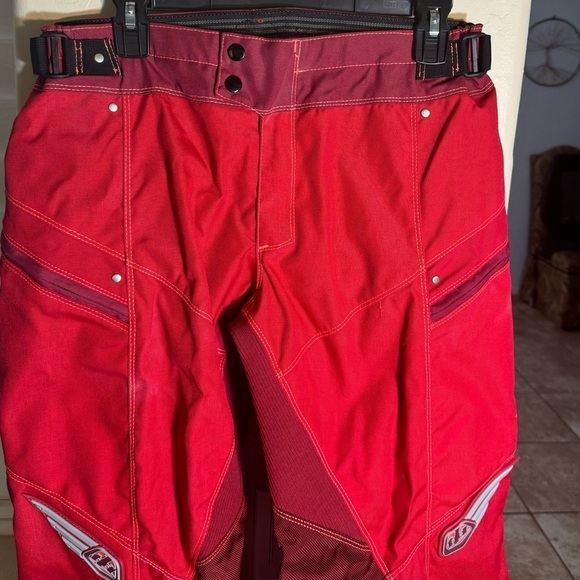 Troy Lee Designs Women’s Rev Pants‎ Redwine Moto MX Size 9/10 NWT - Picture 3 of 16